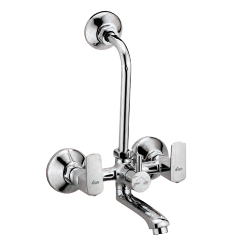 KUB-3155 Kubix Brass Wall Mixer With L Bend