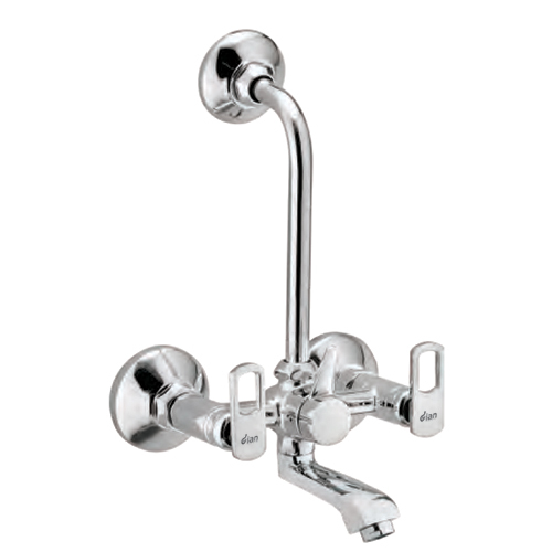 Art-3055 Wall Mixer With L Bend - Color: Silver