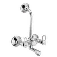 Art-3055 Wall Mixer With L Bend - Color: Silver