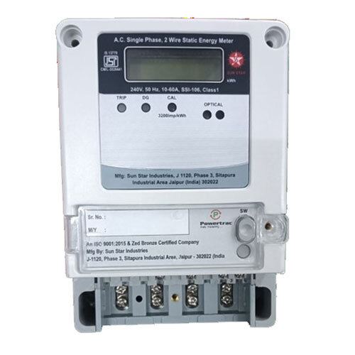 Single Phase Pre-Paid Meter - Accuracy: 100 %
