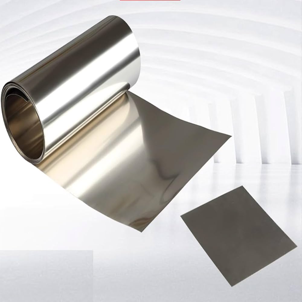 Nickel Sheet - Grade â¥99.6, Silver Stripe, Hard | Durable Hardness For Industrial Applications