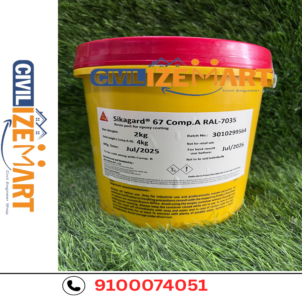 SIKA GARD 67 RAL-7035 COMPONENT (A+B) (4KG)