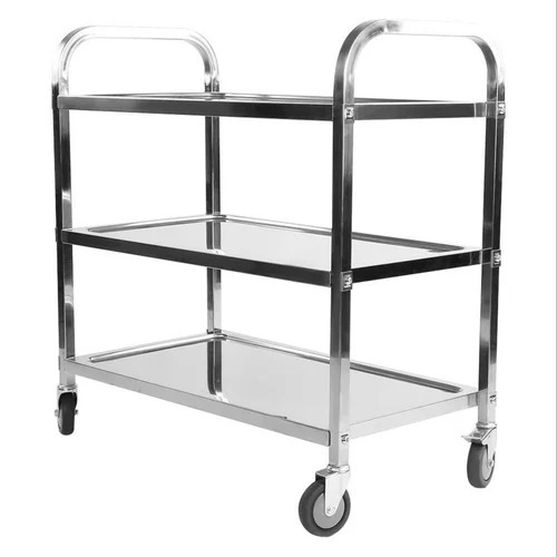 Stainless Steel Trolley - Color: Multiple