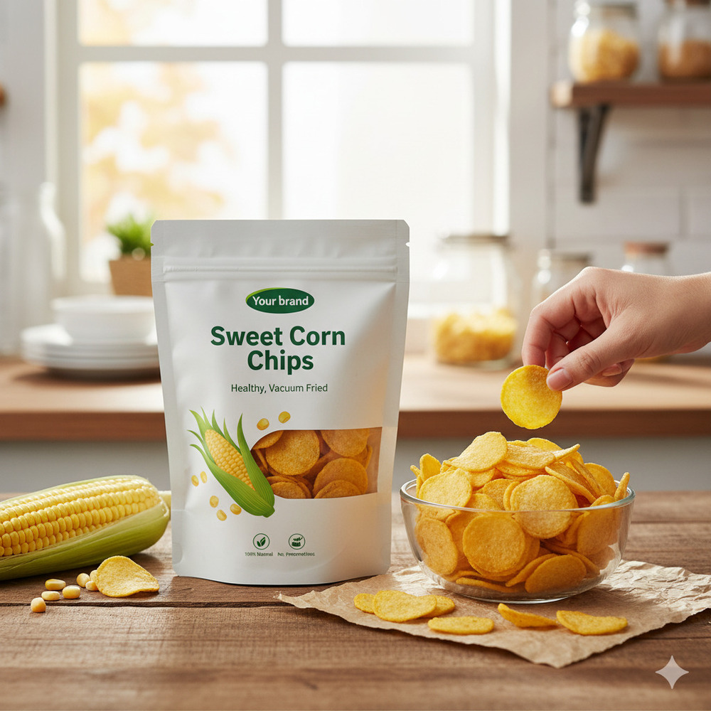 Sweet Corn Vacuum Fried Healthy Chips - Feature: Good Quality