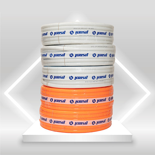 Super Orange And White Heavy Duty Garden Pipe