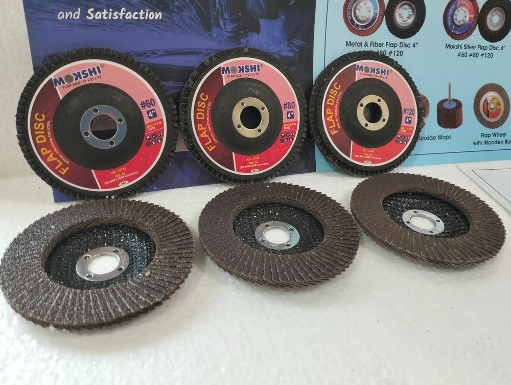 Aluminium Oxide Round Shaped Fiber Flap Disc - Capacity: Heavy Duty Abrasive Operation