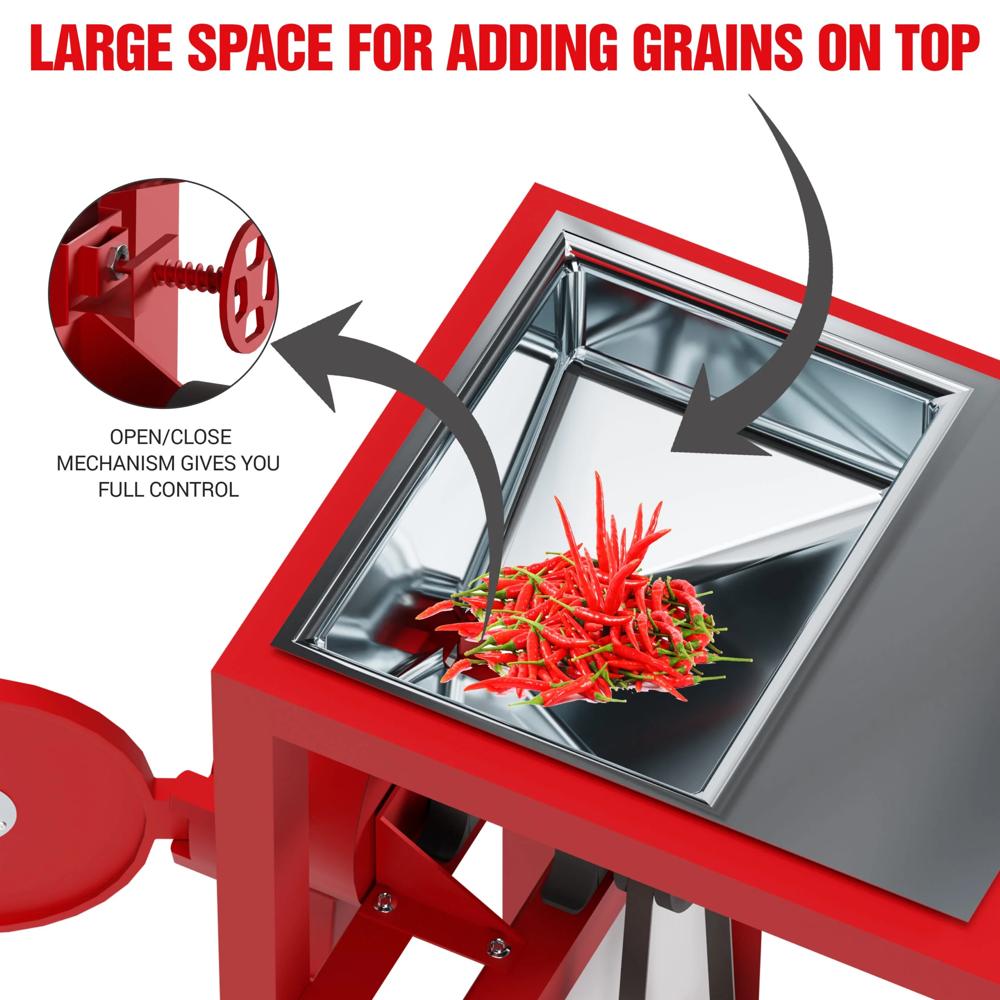 2hp Masala Machine - Color: Red