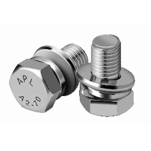 Hex Head Sems Screw - Color: Silver