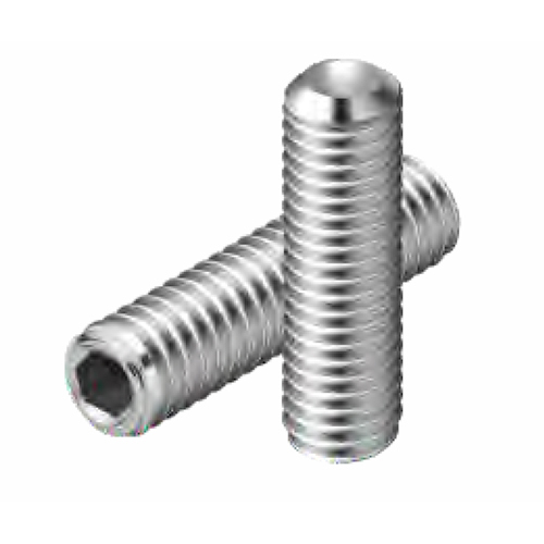 Hex Socket Set Screw Cup Point - Color: Silver
