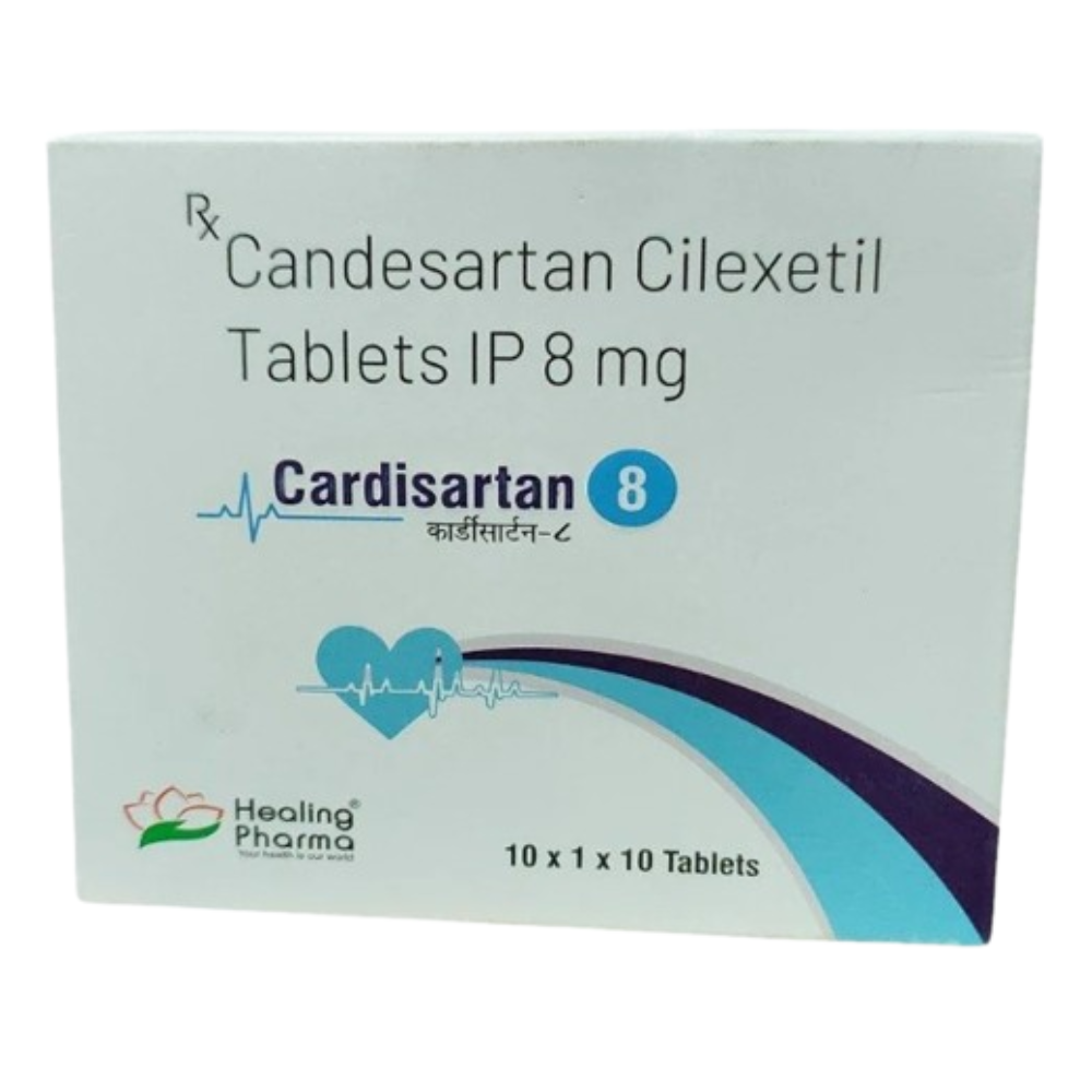 Candesartan Cilexetil 8mg Tablets (Cardisartan)