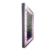 5mm Led Glass Wall Mirror - Color: Silver