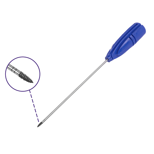 Dual Thread Suture Anchor - Color: Sliver Blue
