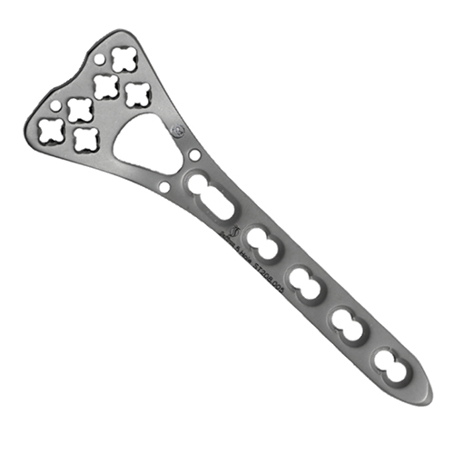 2.7Mm Lcp Volar Distal Radius Variable Angle Two Column Plate - Color: Grey