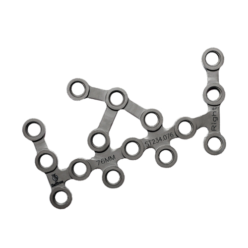 3.5Mm Lcp Calcaneal Plate - Color: Grey