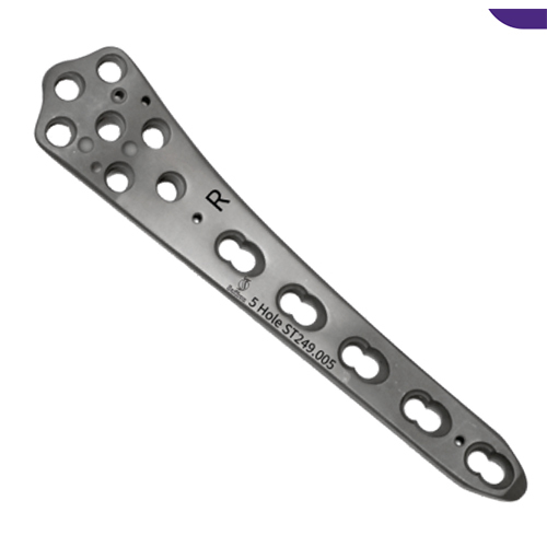 4.5-5.0Mm Lcp Distal Femure Plate - Color: Grey