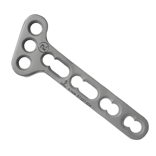 3.5Mm Lcp T Oblique Angle Plate - Color: Grey