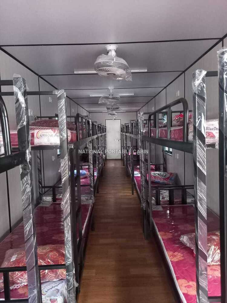 Portable Bunk Bed Cabin - Color: White