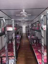 Portable Bunk Bed Cabin - Color: White
