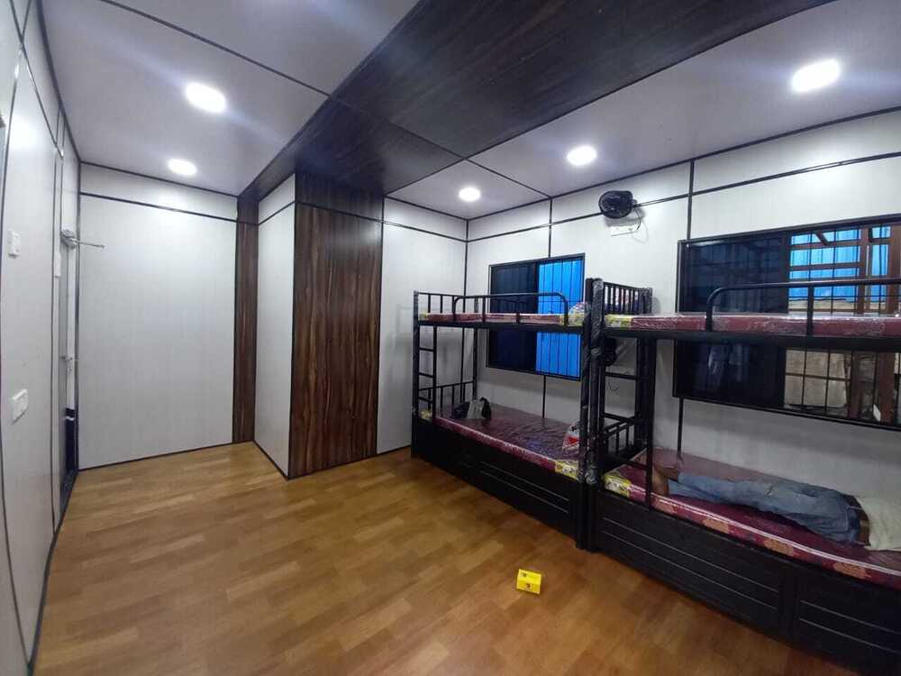Portable Bunk Bed Cabin - Color: White
