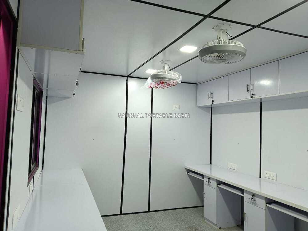 Portable Office Cabin - Color: White