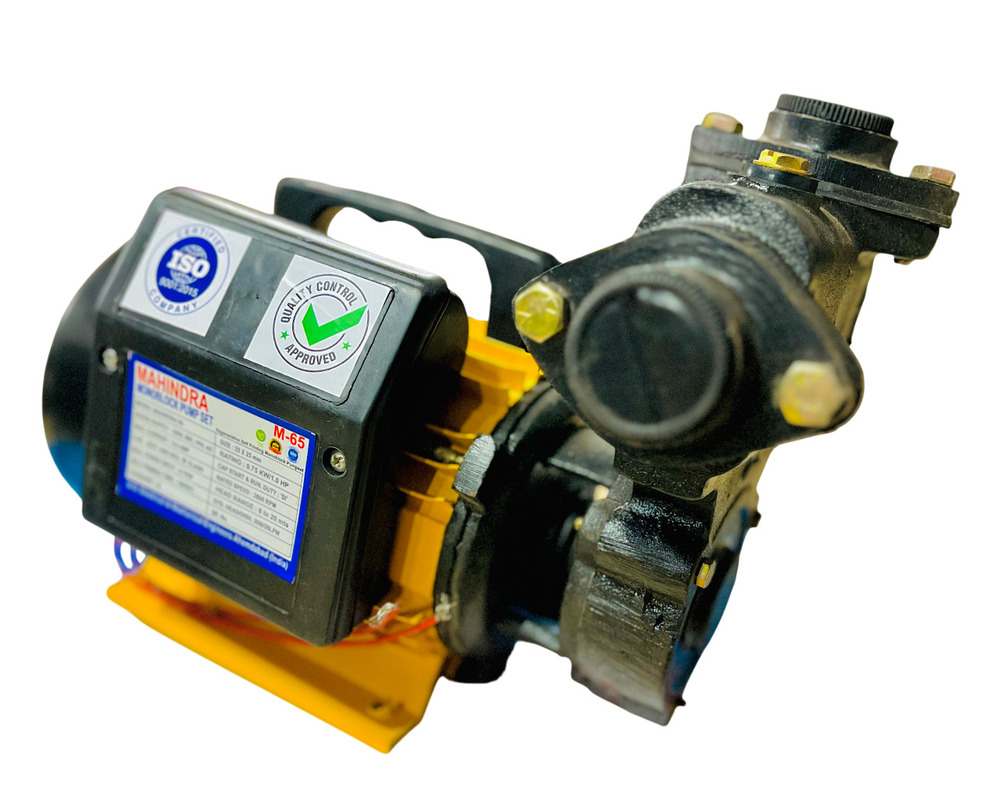 Mahindra Monoblock Pump Set - Color: Black