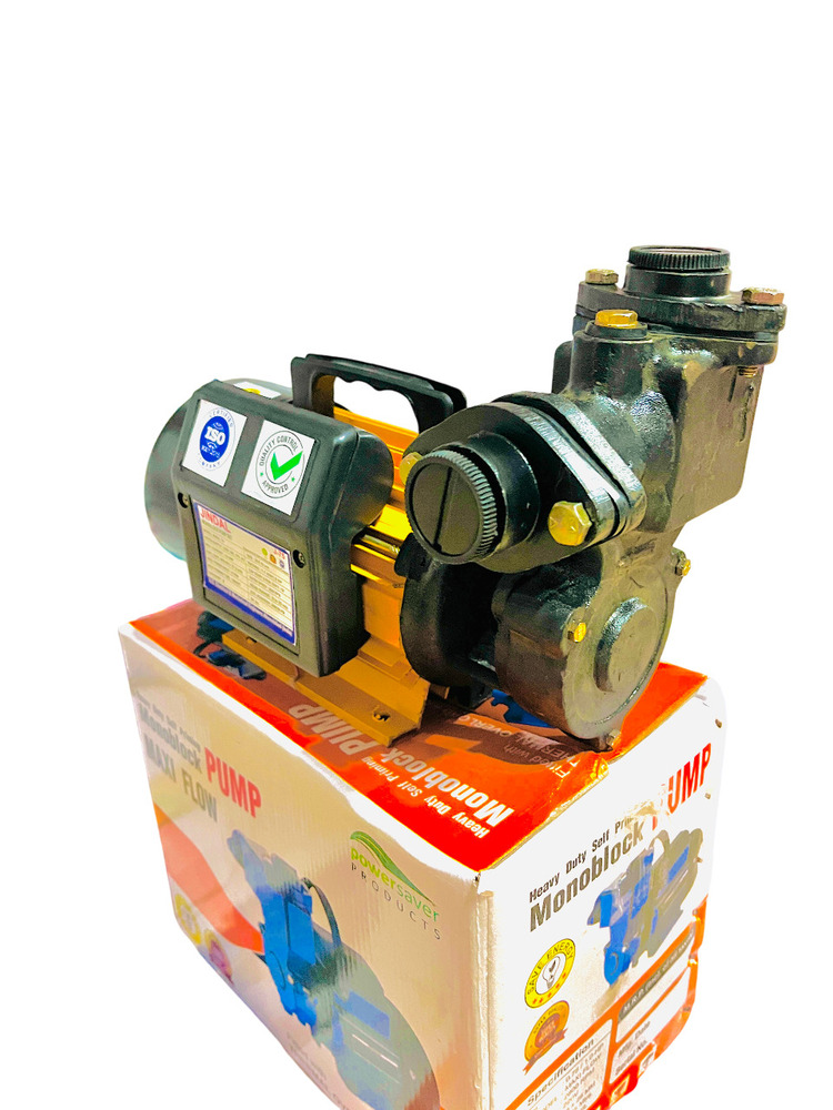 Mahindra Monoblock Pump Set - Color: Black