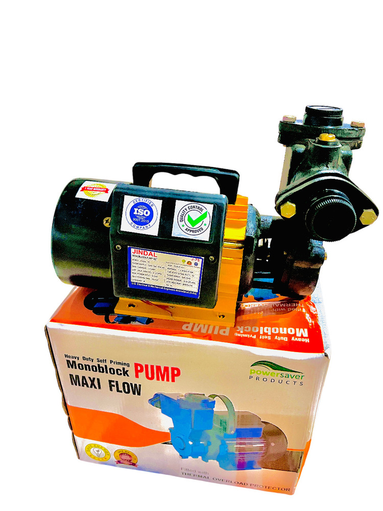 Mahindra Monoblock Pump Set - Color: Black