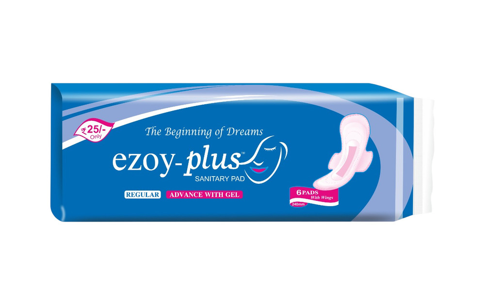 Ezoy-Plus Regular Sanitary Pad (6 Pad) - Age Group: Women