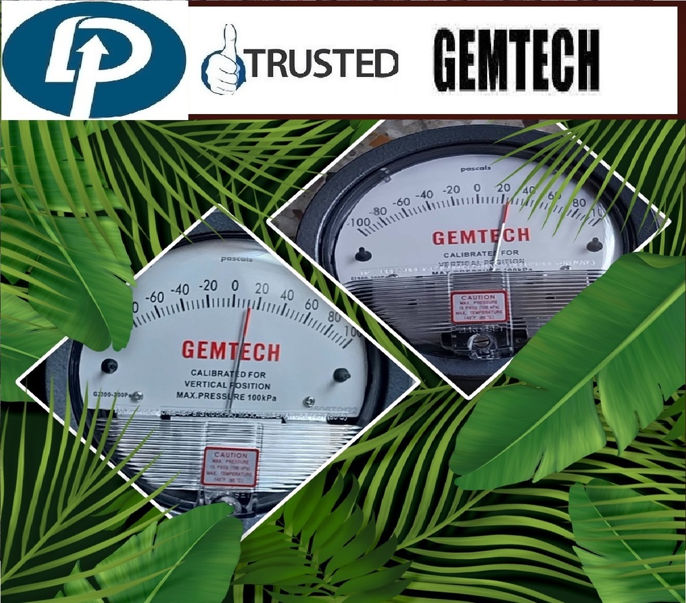 GEMTECH_Differential Pressure Gauge Distributor For by Gadag Karnataka