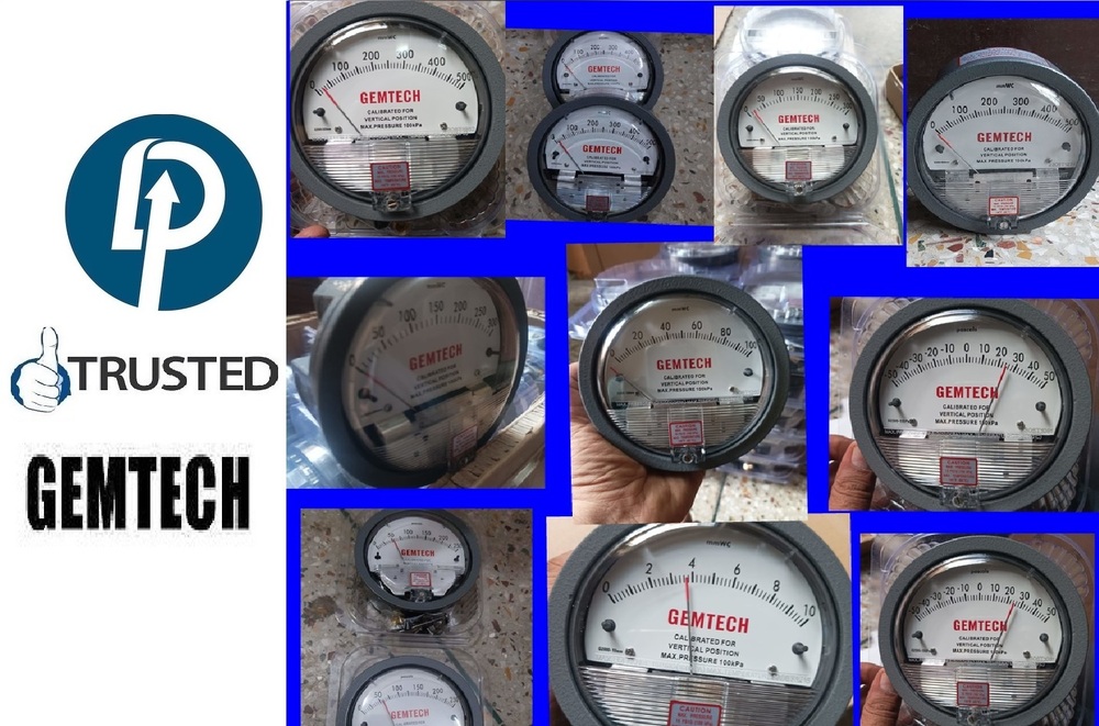 GEMTECH-Differential Pressure Gauge for Gadag Industrial Area Karnataka India