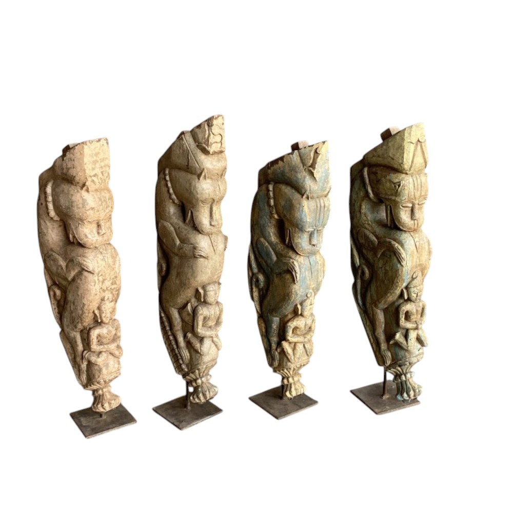 antique wooden bracket