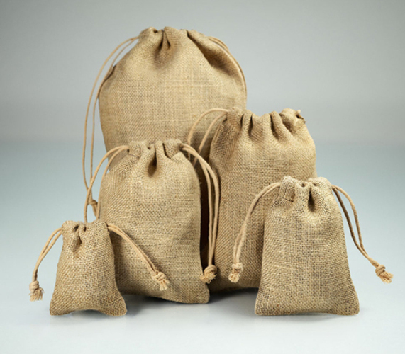 Laminated hessian bags
