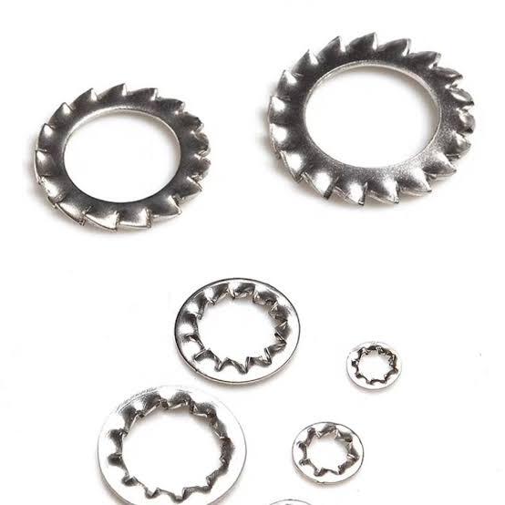 Din 6798 A J Toothlock Washer - Color: As Per Demand