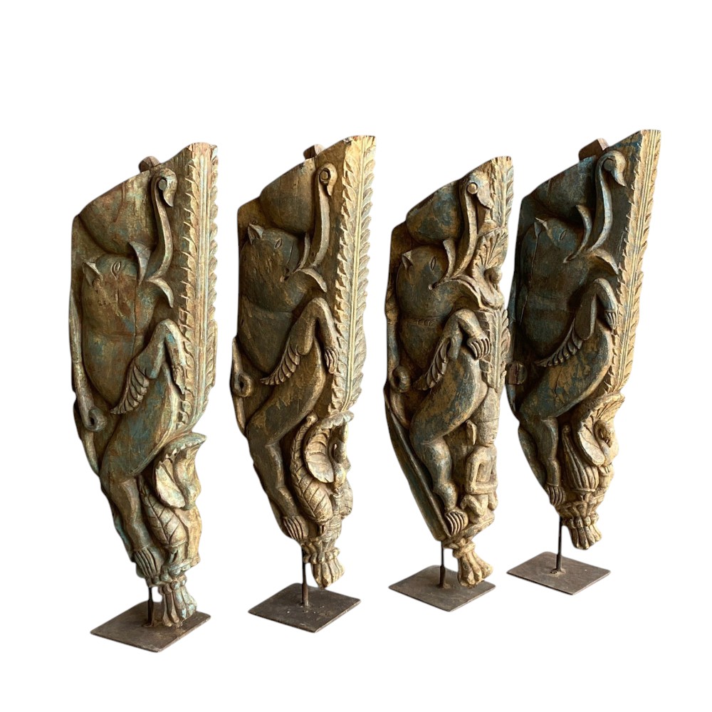 Antique Wooden Bracket - Artwork: Crafted