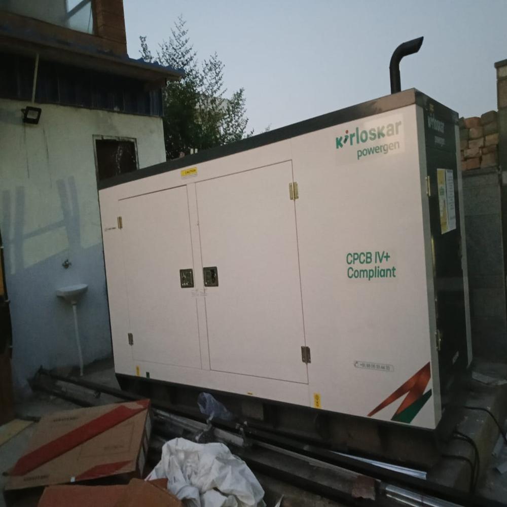 1500 Kva Cpcb4+ Kirloskar Diesel Generator - Color: White