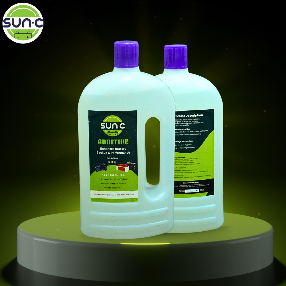 Sun-C Battery Additive for Enhanced Battery Performance