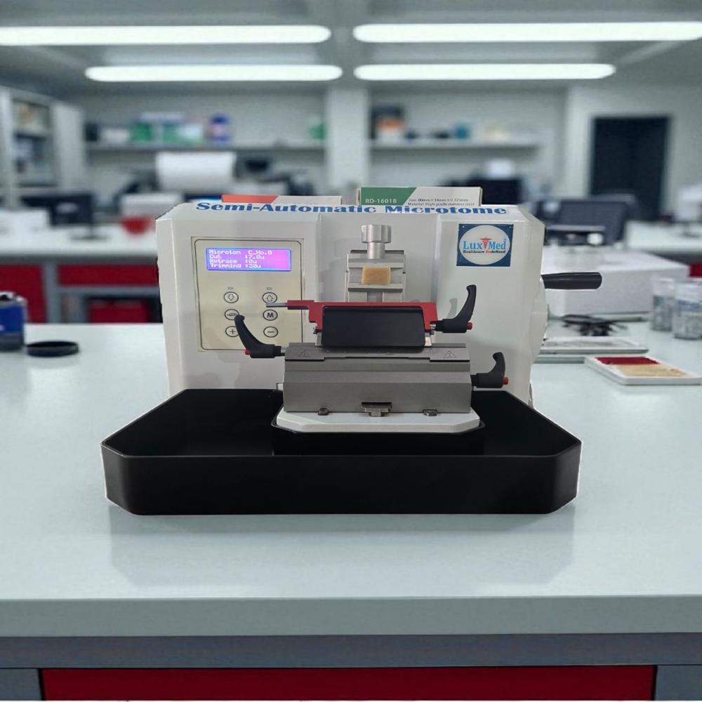 Semi Automatic Microtome - Color: White