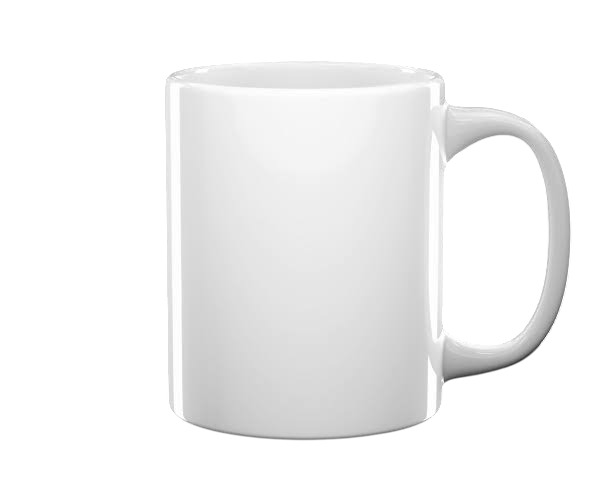 Sublimation White Coffee Mug - Design: Plain