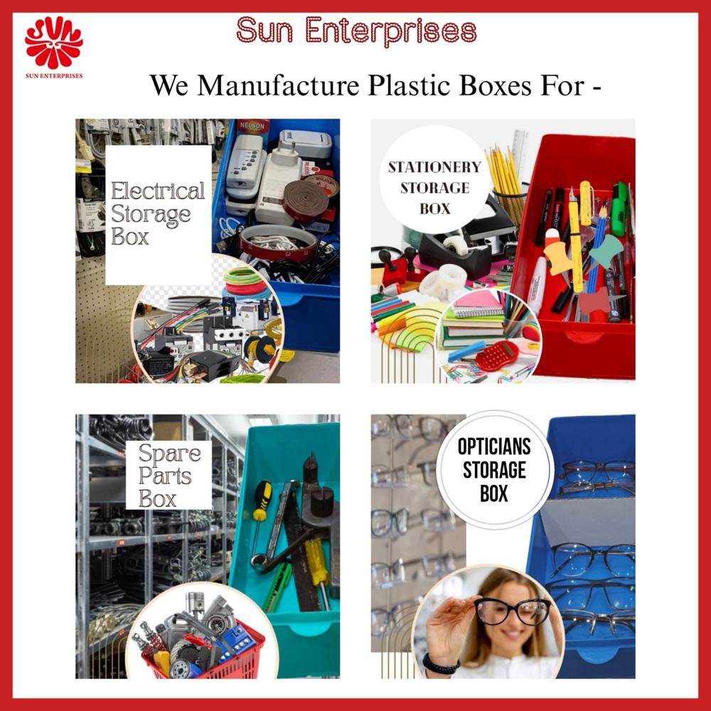 Stationery Storage Plastic Box