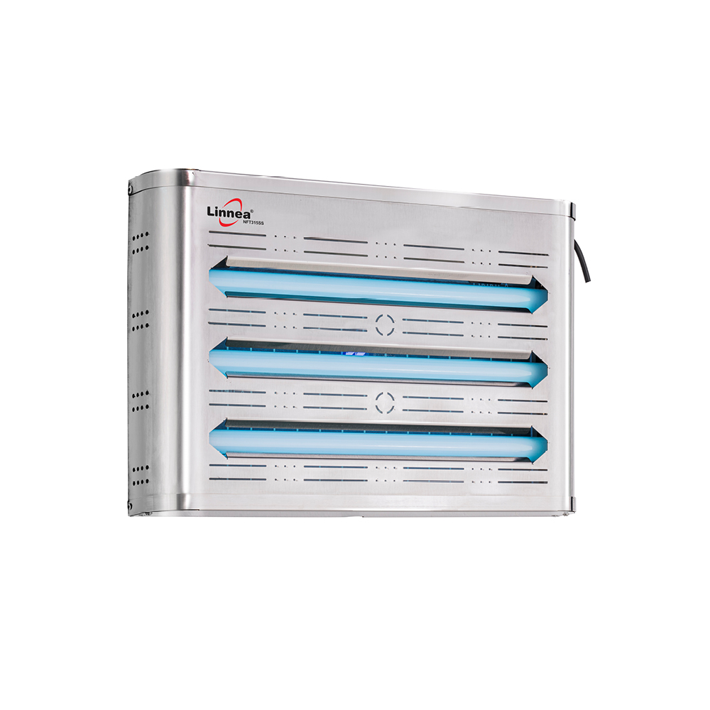 Linnea NFT315SS Stainless Steel Fly Catcher Machine Commercial Insect Trap for Hygienic Indoor Use