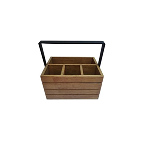MTTC004 Table Caddies In Mango Wood With Handle