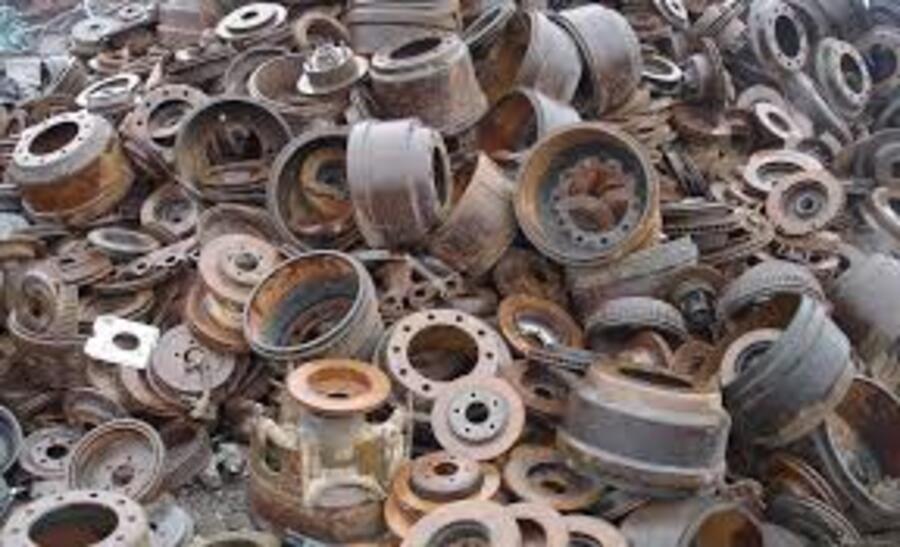 Cast Iron Scrap - Color: Dark Grey