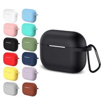 Airpod Pro & Pro 2 Silicon Cover - Color: Black