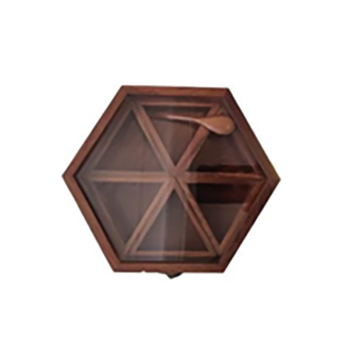 MTBB004 Tea And Spice Boxes In Multi Wood