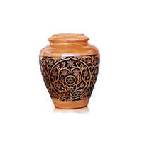 6inch Wooden Urns In Mango Wood