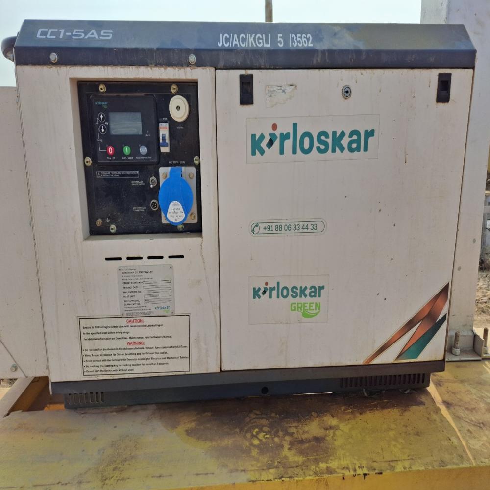 30 Kva Cpcb4+ Kirloskar Diesel Generator - Color: White