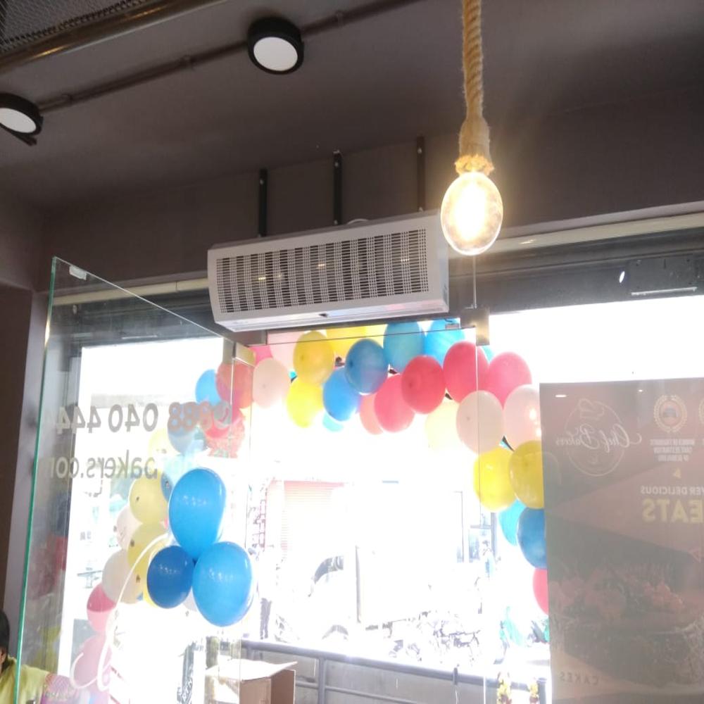 Fedon Air Curtain 4 Feet (1200 Mm) Gi Powder Coated High Speed Commercial Air Door For Hotels, Restaurants & Commercial Spaces - Air Velocity: 21 M/s