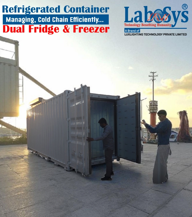 Refrigerated Container, Dual Fridge & Freezer - Application: Logistics