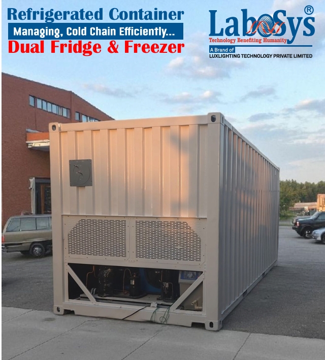 LuxMed Refrigerated Container, Dual Fridge & Freezer