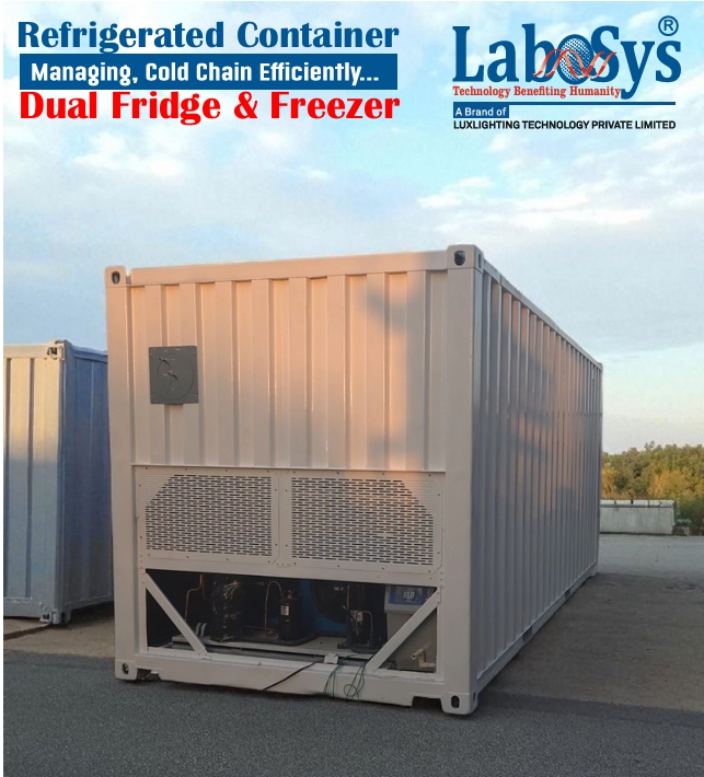 Luxmed Refrigerated Container, Dual Fridge & Freezer - Application: Logistics